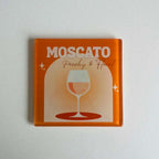 The Rosé All Day Collection - Wine Glass Coasters (Set of 4)