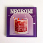 Negroni Classic Cocktail Glass Coaster