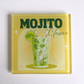 Mojito Classic Cocktail Glass Coaster