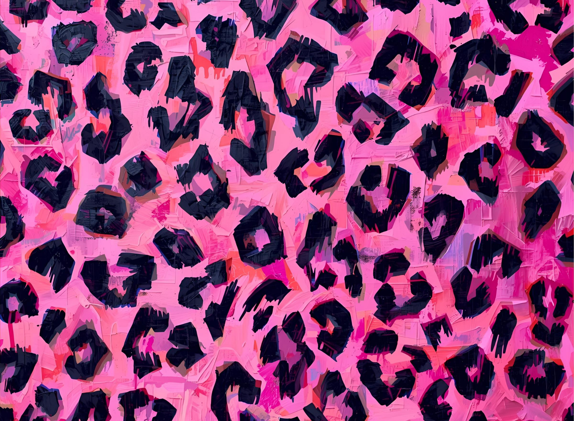 After Hours – Neon Leopard Glass Chopping Board