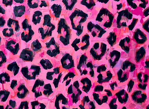 After Hours – Neon Leopard Glass Chopping Board