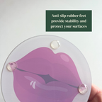Disco Ball Glass Coasters (Set of 4)