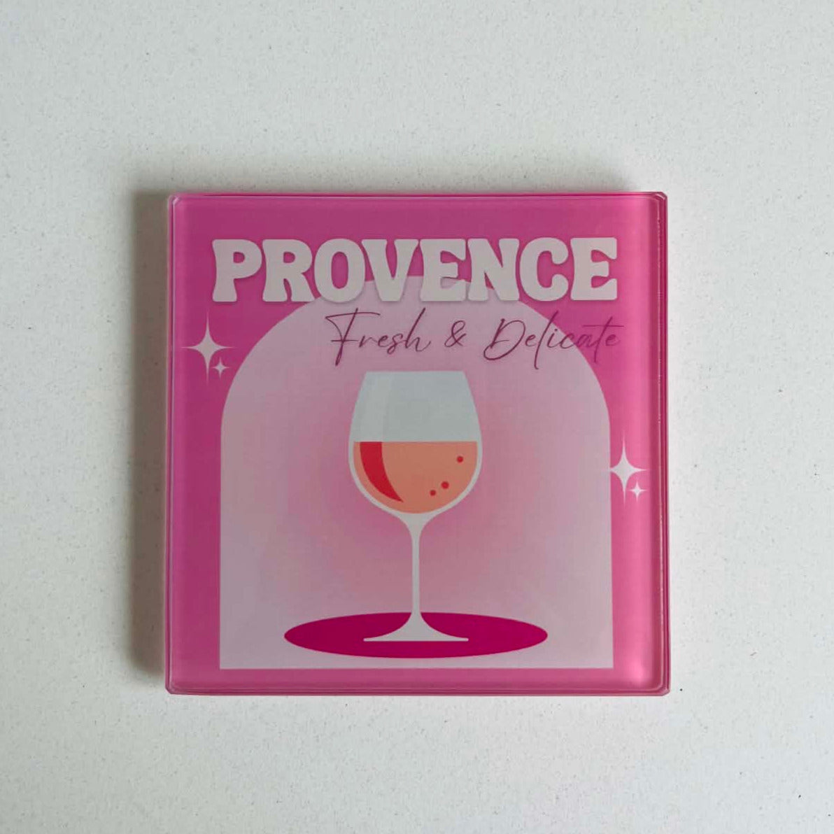 The Rosé All Day Collection - Wine Glass Coasters (Set of 4)