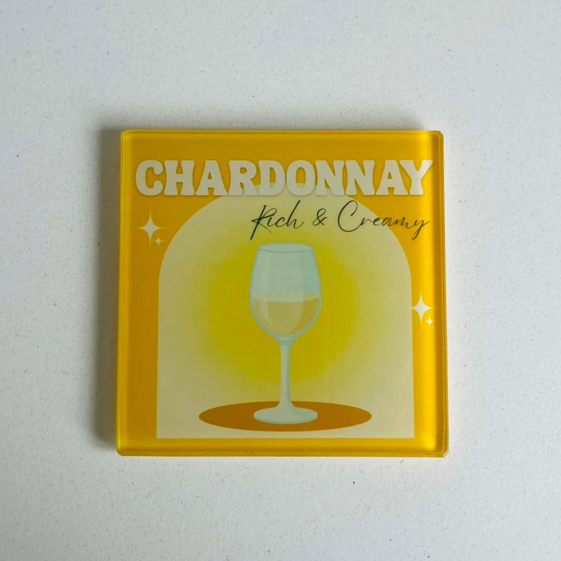 The Fresh Whites Collection - Wine Glass Coasters (Set of 4)