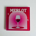 The Bold Reds Collection - Wine Glass Coasters (Set of 4)