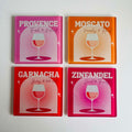 The Rosé All Day Collection - Wine Glass Coasters (Set of 4)
