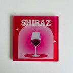 The Bold Reds Collection - Wine Glass Coasters (Set of 4)
