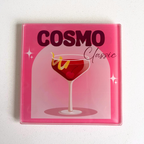Cosmopolitan Classic Cocktail Glass Coaster