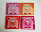 The Rosé All Day Collection - Wine Glass Coasters (Set of 4)