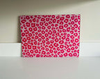 Blush Hour – Pastel Leopard Glass Chopping Board