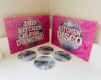 Disco Ball Glass Coasters (Set of 4)