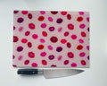Kiss & Tell – Pink Lips Glass Chopping Board