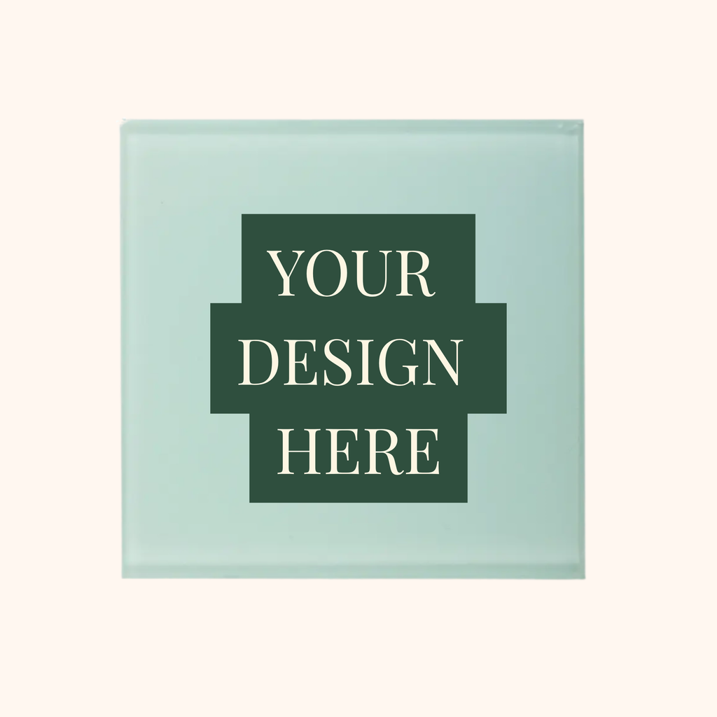 Bespoke Design Glass Coaster - Single