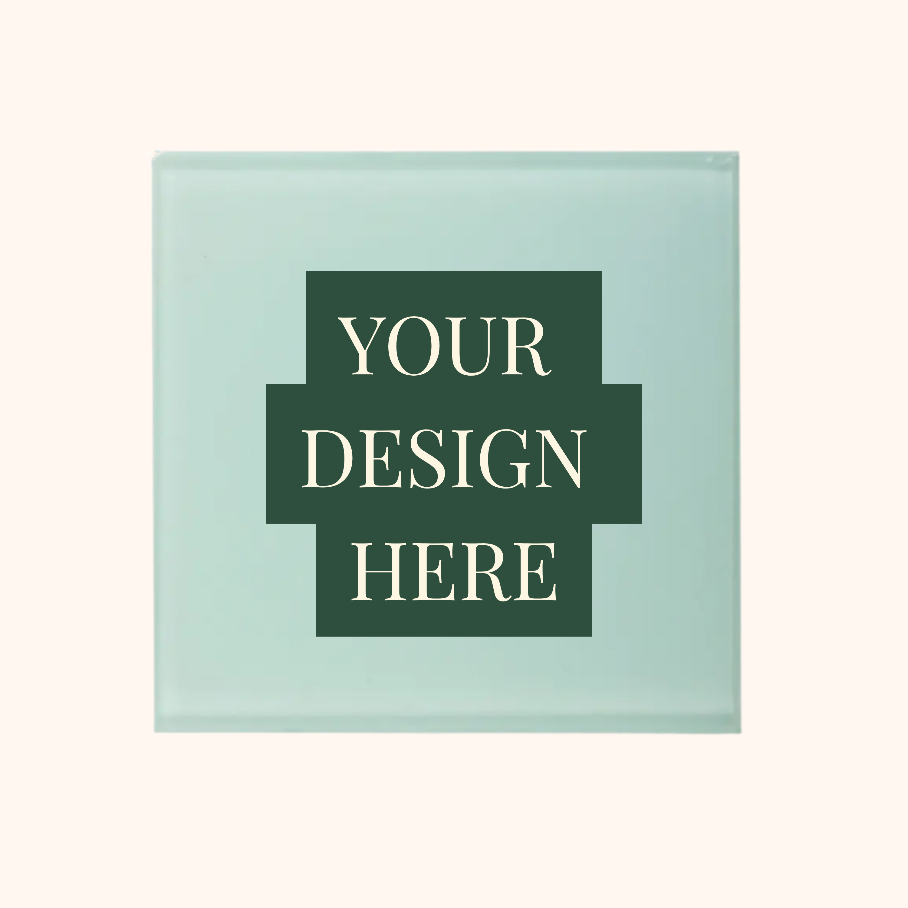Bespoke Design Glass Coaster - Single