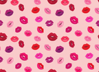 Kiss & Tell – Pink Lips Glass Chopping Board