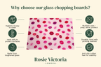 Kiss & Tell – Pink Lips Glass Chopping Board