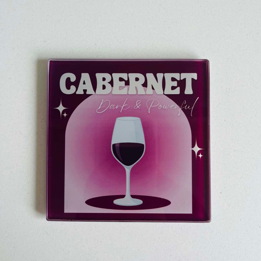 The Bold Reds Collection - Wine Glass Coasters (Set of 4)
