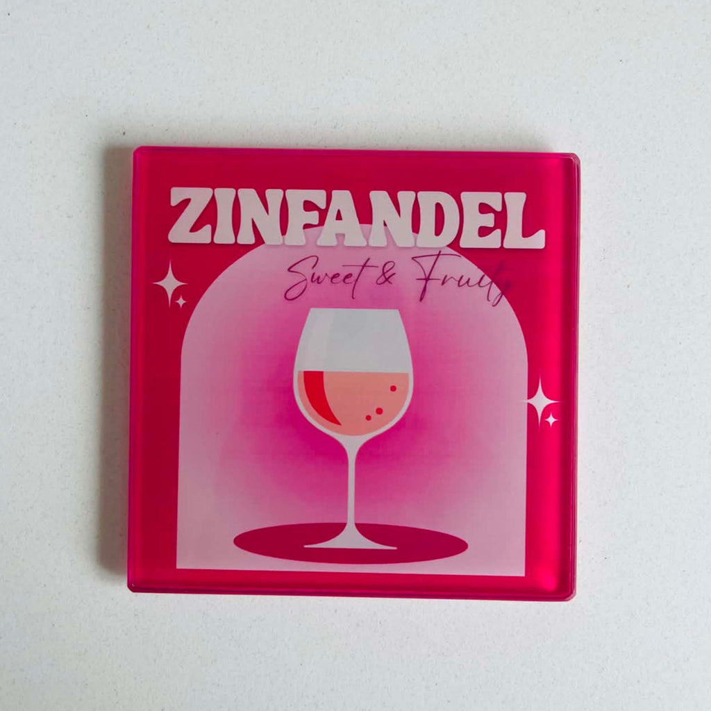 The Rosé All Day Collection - Wine Glass Coasters (Set of 4)