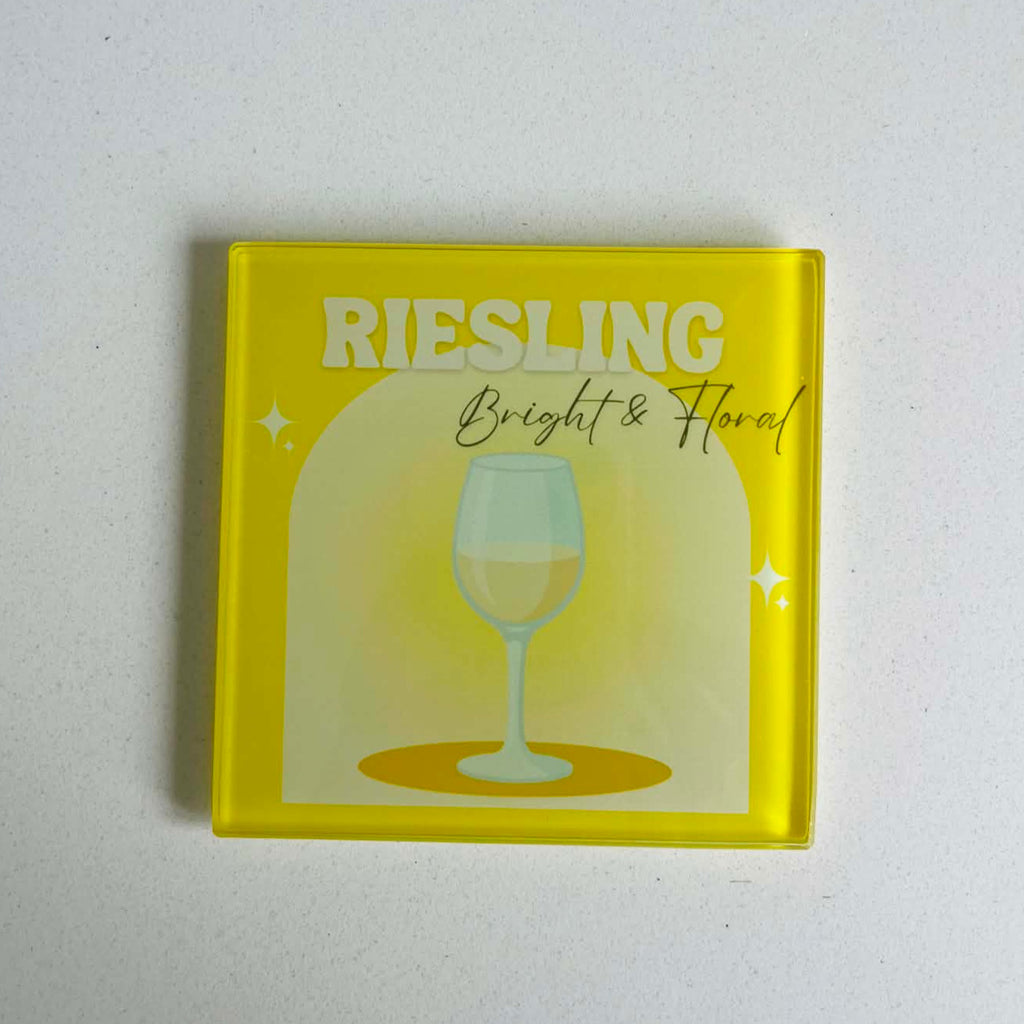 The Fresh Whites Collection - Wine Glass Coasters (Set of 4)