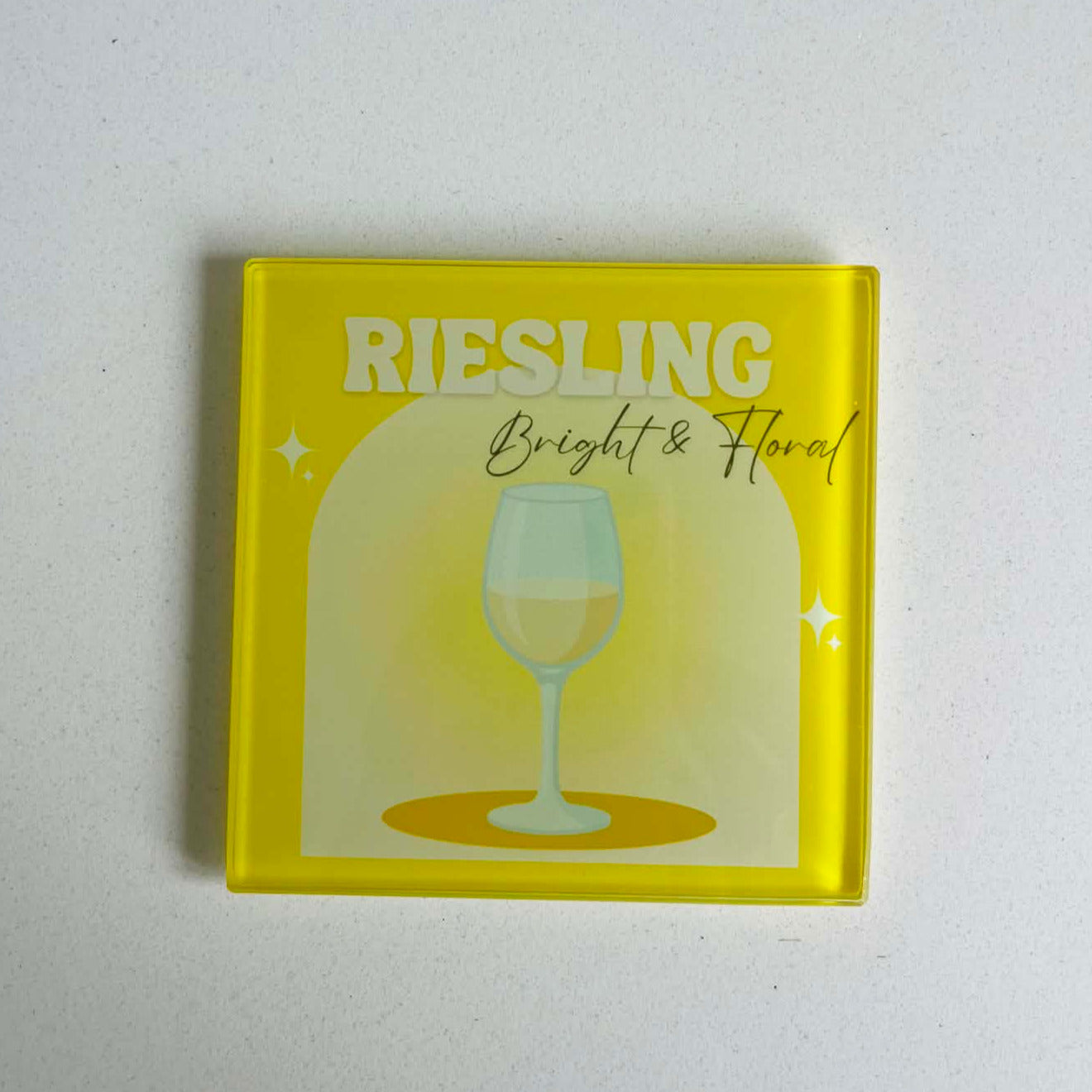 The Fresh Whites Collection - Wine Glass Coasters (Set of 4)