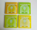 The Fresh Whites Collection - Wine Glass Coasters (Set of 4)