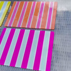 Bondi Beach – Summer Stripes Glass Chopping Board